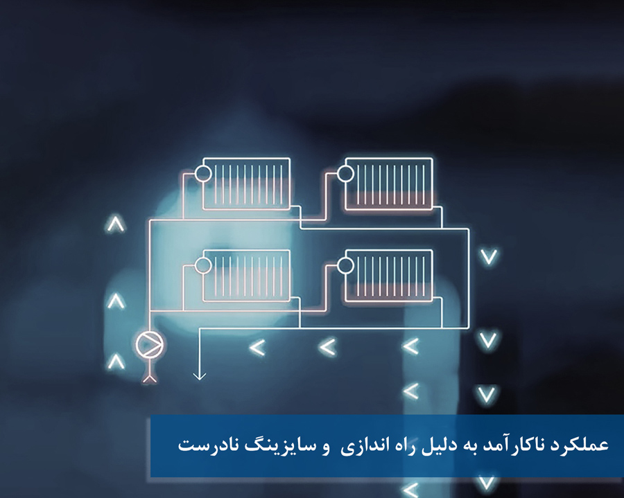 عملکرد ناکارآمد به دلیل راه اندازی و سایزینگ نادرست